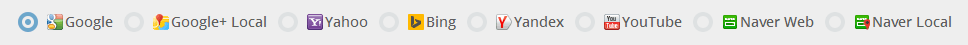 YouTube, Yandex, Bing, Naver, Yahoo and Google Rank Tracker