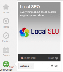 Join the Local SEO Community on Google+