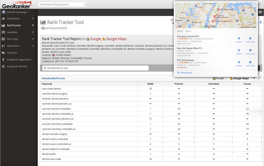 Rank Tracker & Local Rank Tracker